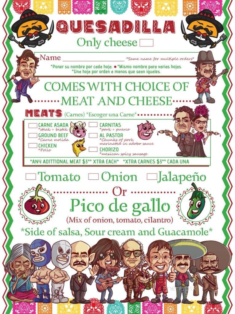 Taco Bachi - Brookfield, CT menu_pic