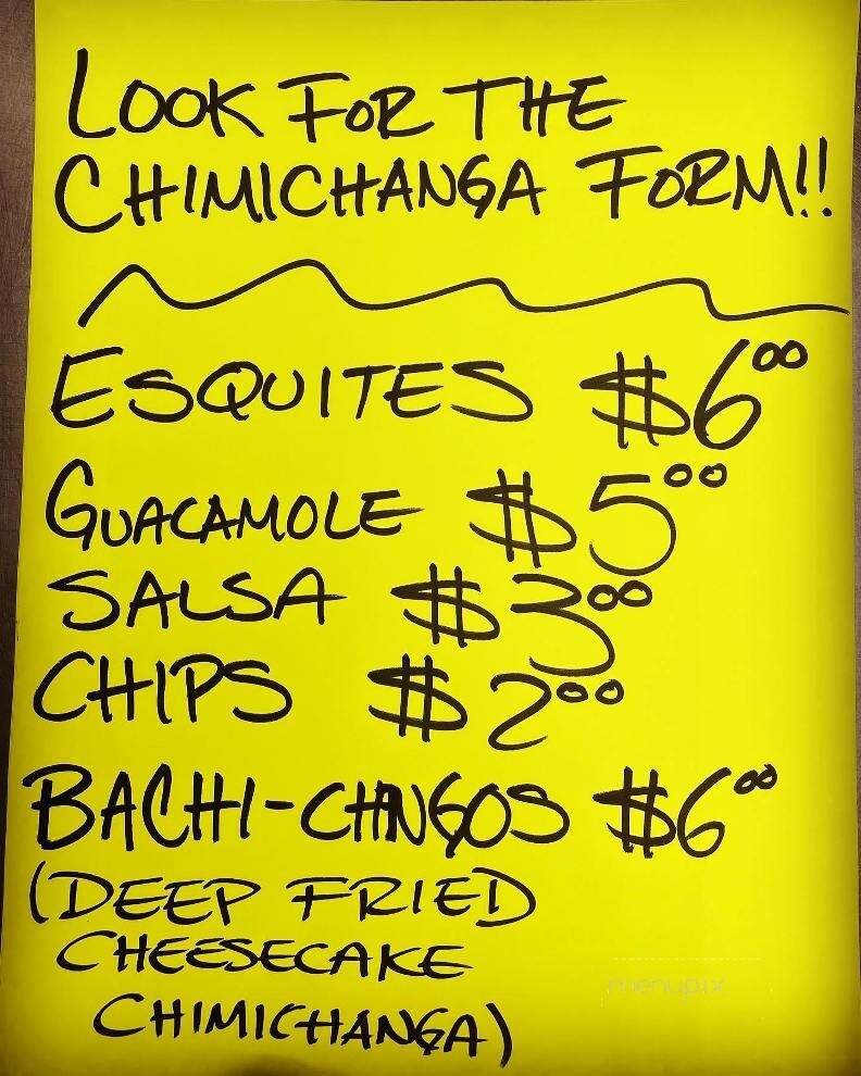 Taco Bachi - Brookfield, CT menu_pic