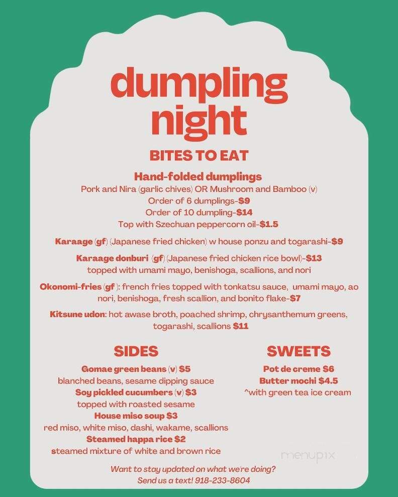 Et Al. - Tulsa, OK menu_pic