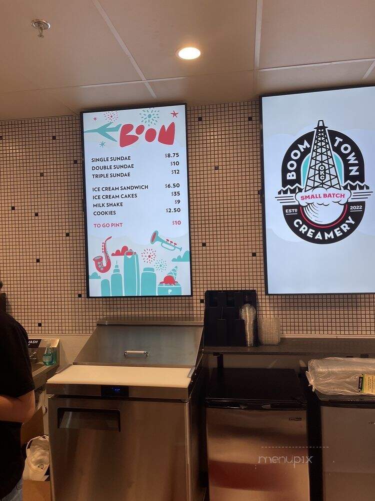 Boom Town Creamery - Oklahoma City, OK menu_pic