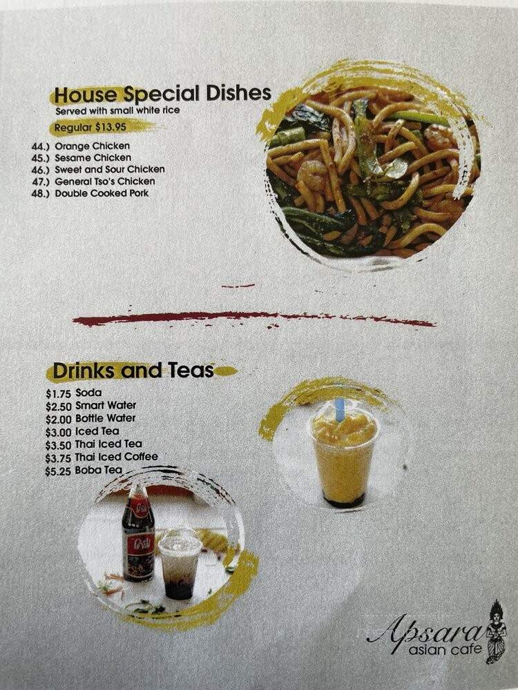 Apsara Asian Cafe - Jackson, TN menu_pic