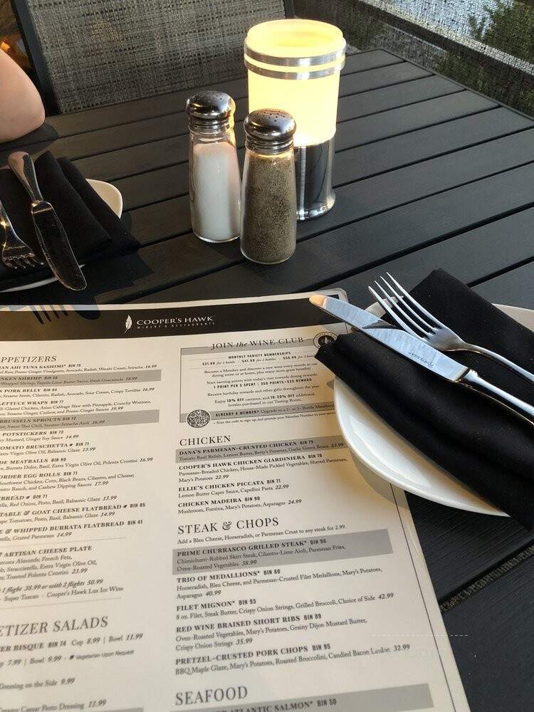 Cooper's Hawk Winery & Restaurants - Gurnee, IL menu_pic