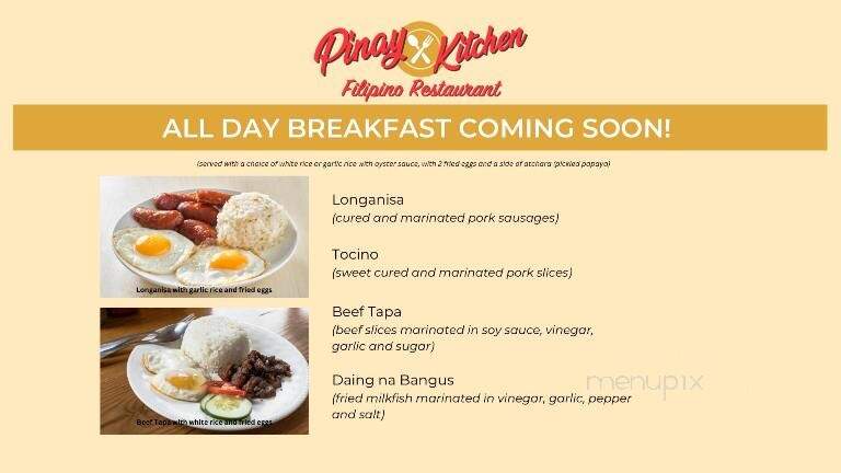 Pinay Kitchen - Woodbridge, VA menu_pic