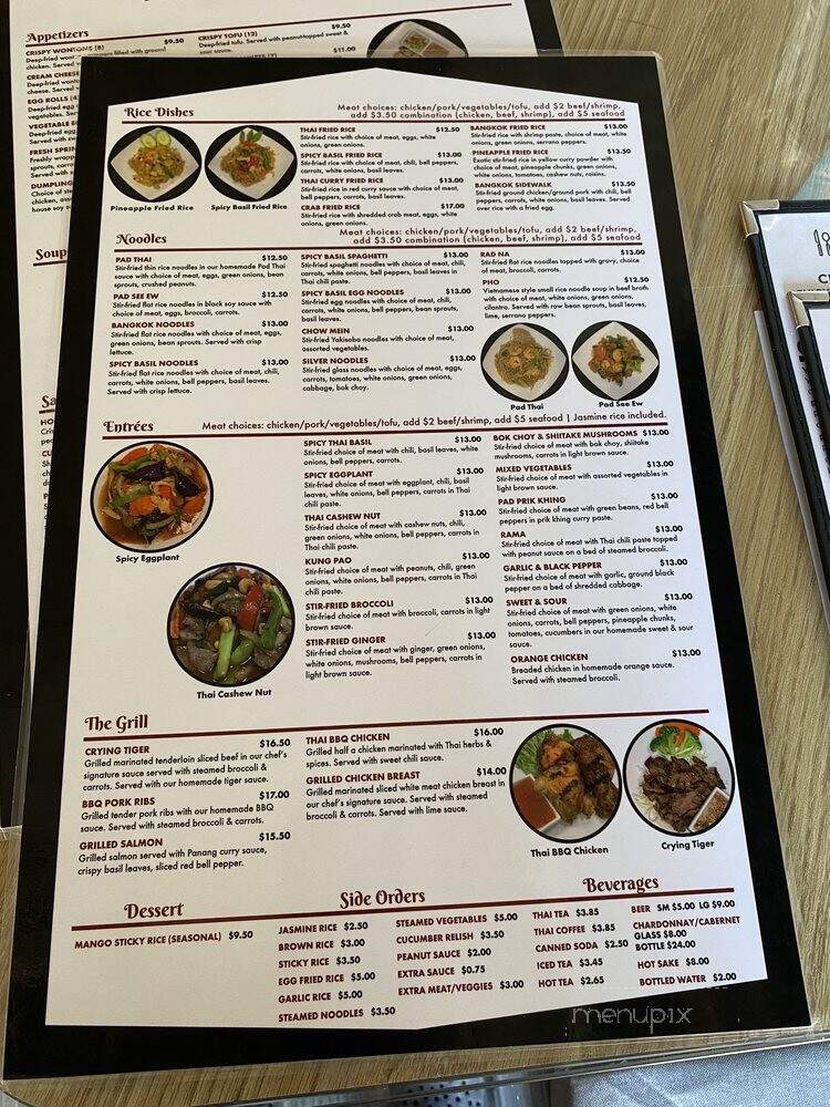 Thai Harbor - Huntington Beach, CA menu_pic