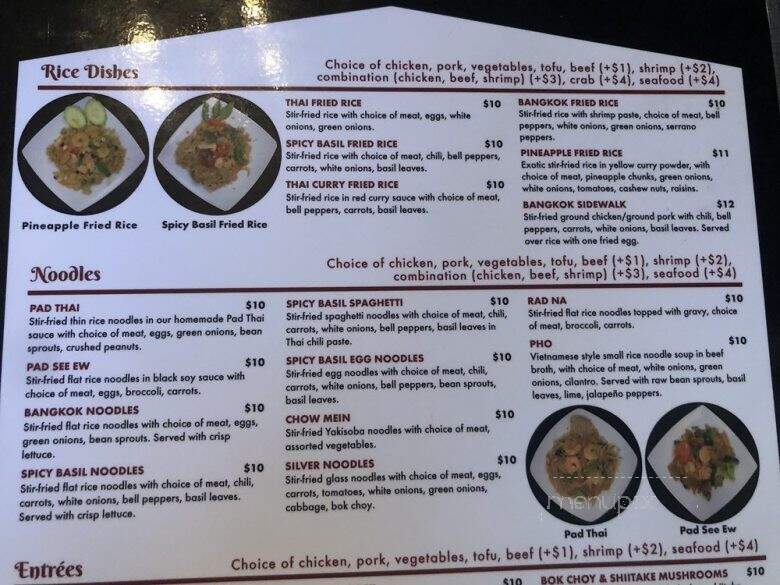 Thai Harbor - Huntington Beach, CA menu_pic