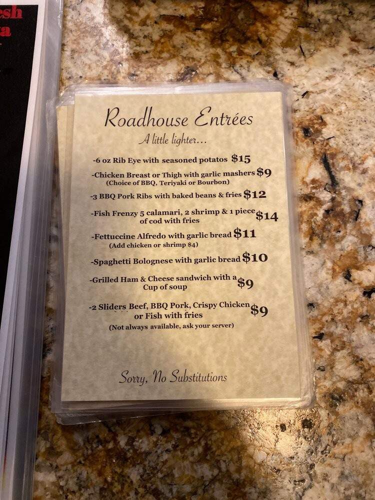 Siskiyou Roadhouse - Yreka, CA menu_pic