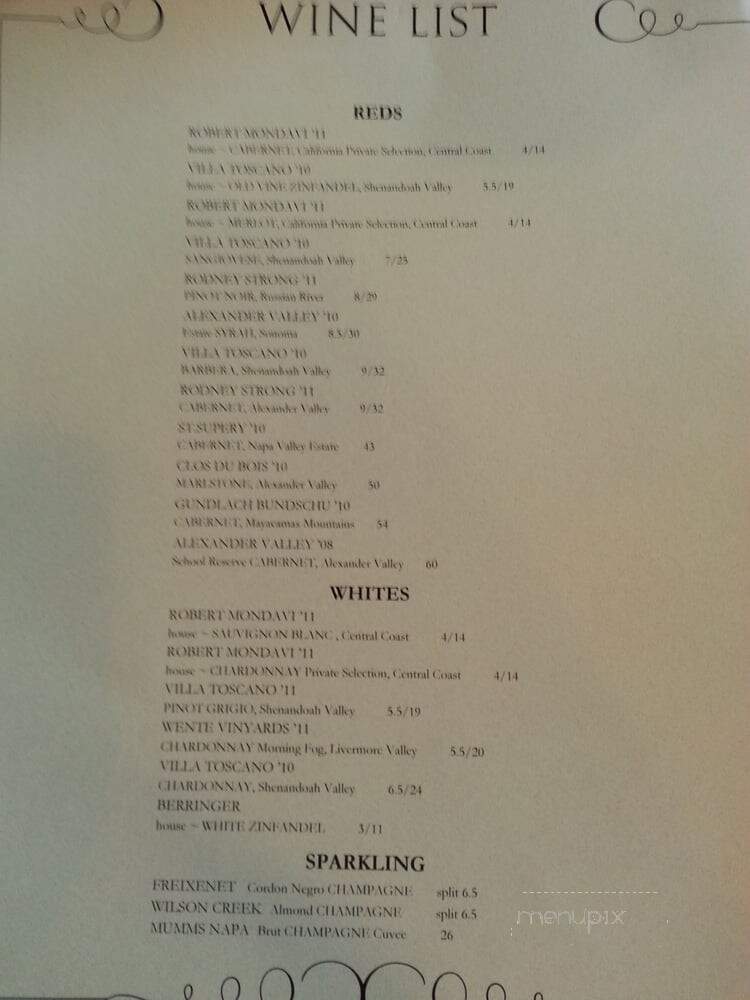 Siskiyou Roadhouse - Yreka, CA menu_pic