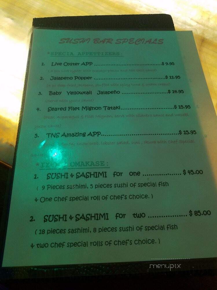Izumi Sushi & Hibachi Steakhouse - Holbrook, NY menu_pic