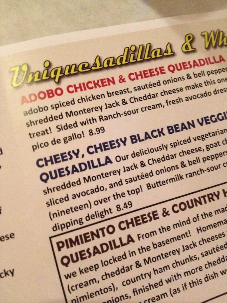 One Nineteen West Main - La Grange, KY menu_pic