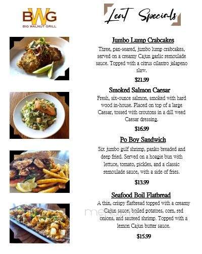 Big Walnut Grill - Sunbury, OH menu_pic