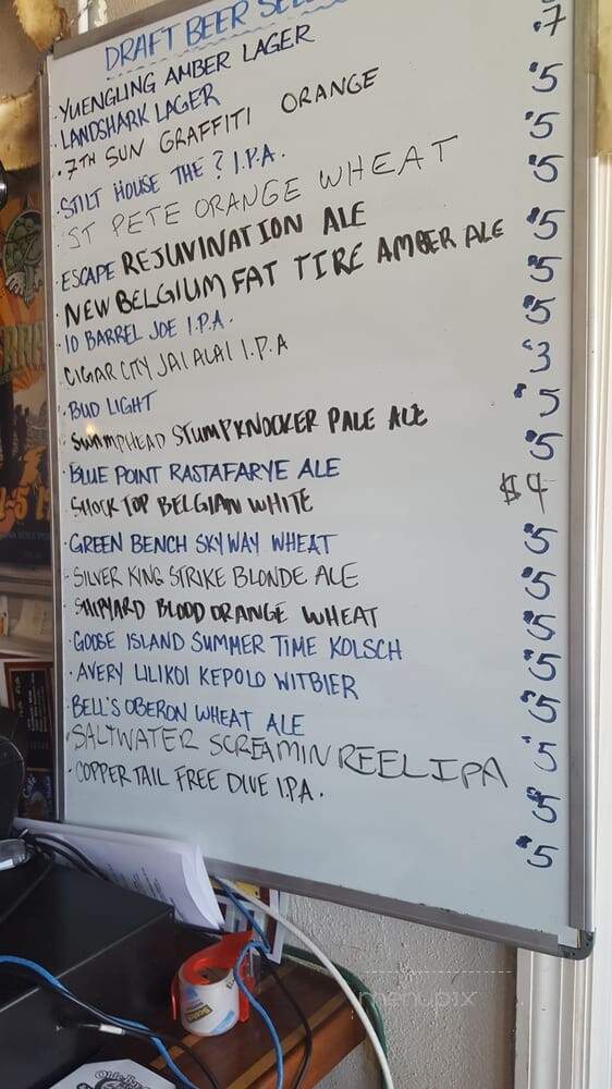 Olde Bay Cafe - Dunedin, FL menu_pic
