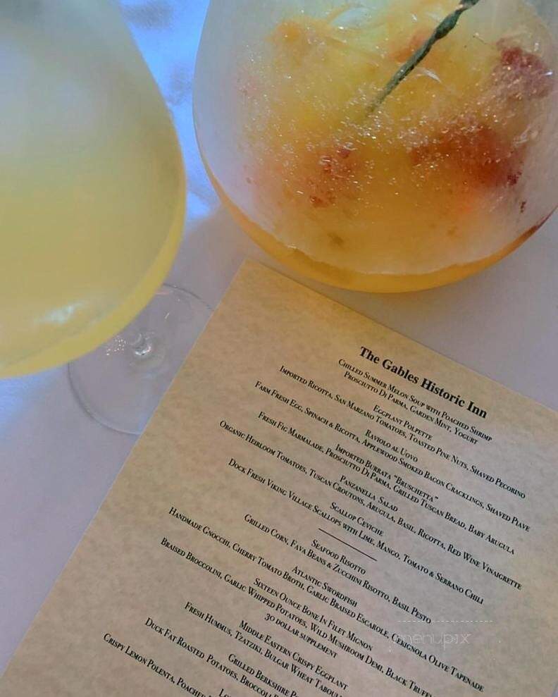 The Gables - Beach Haven, NJ menu_pic