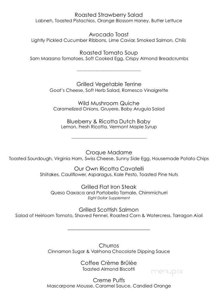 The Gables - Beach Haven, NJ menu_pic