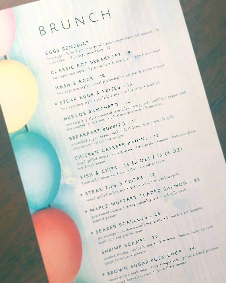 Trafford - Warren, RI menu_pic