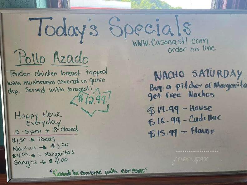La Casona - High Ridge, MO menu_pic