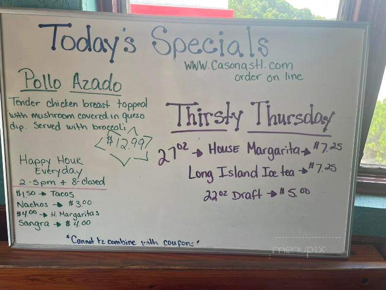 La Casona - High Ridge, MO menu_pic