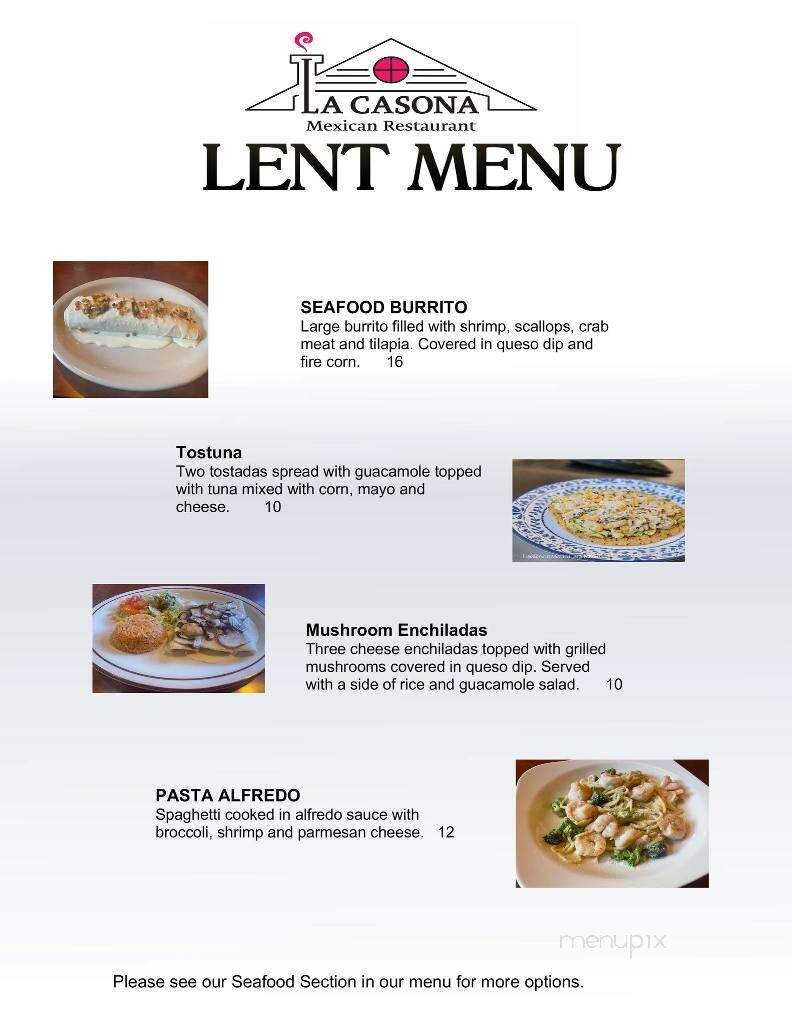 La Casona - High Ridge, MO menu_pic