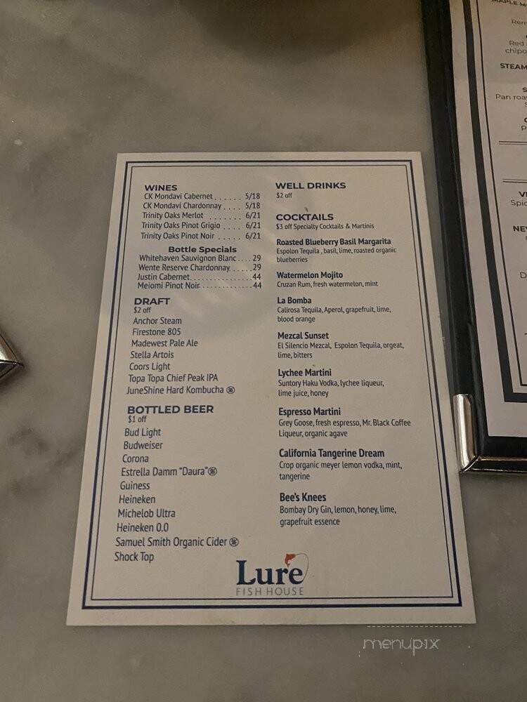 Lure Fish House and Oyster Bar - Ventura, CA