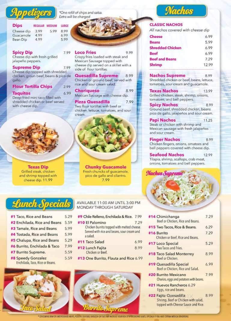 LocoMex - Jacksonville, AL menu_pic