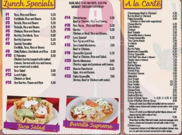 LocoMex - Jacksonville, AL menu_pic