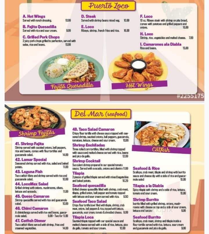 LocoMex - Jacksonville, AL menu_pic