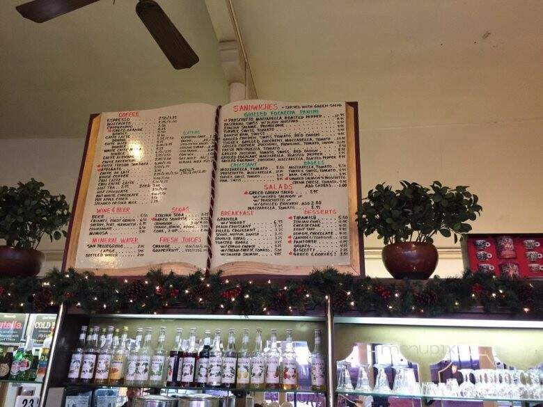 Caffe Greco - San Francisco, CA menu_pic