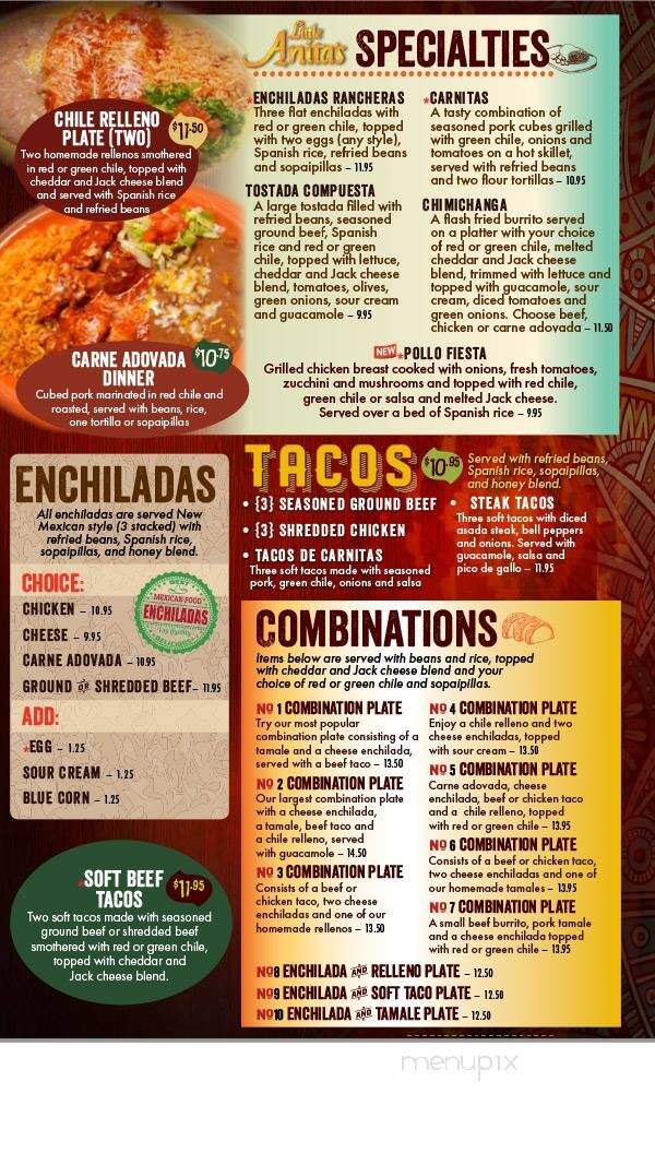 Little Anita's Express - Albuquerque, NM menu_pic