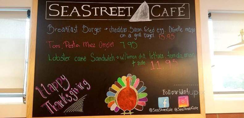 Sea Street Cafe - Hyannis, MA menu_pic