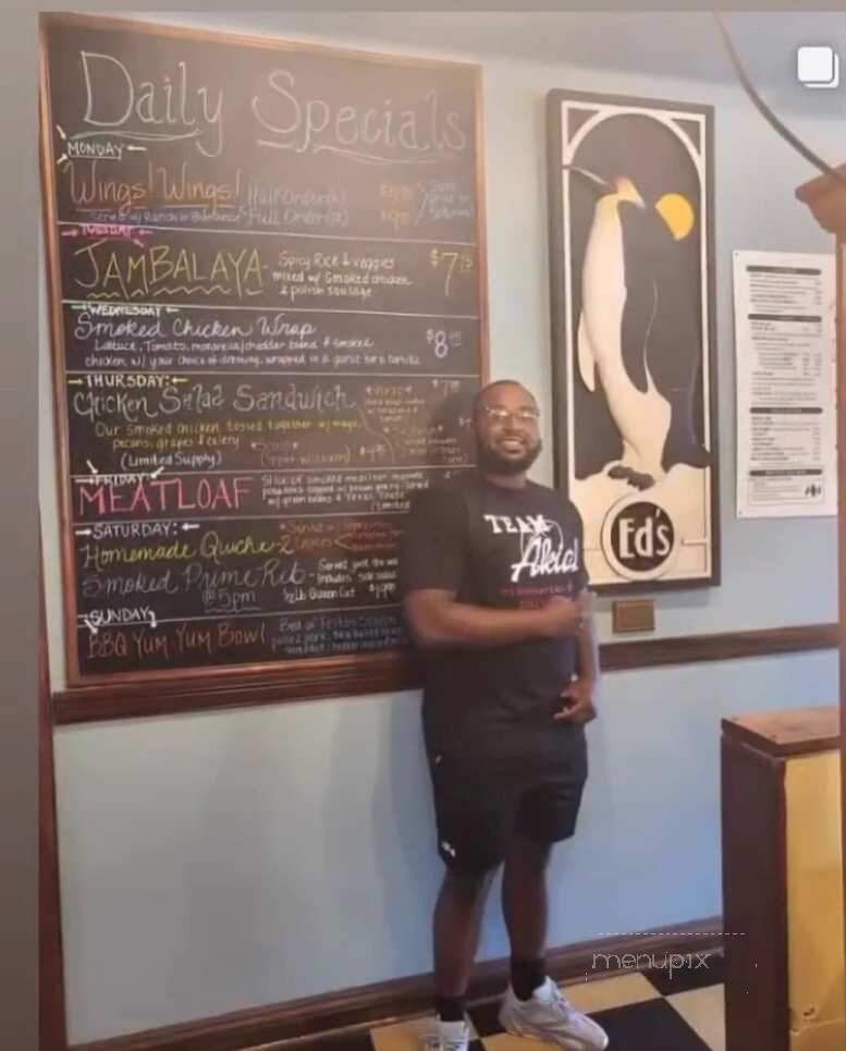 Penguin Ed's B & B Bar-B-Q - Fayetteville, AR menu_pic