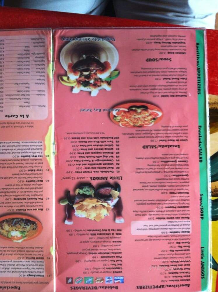Cinco de Mayo - Holland, OH menu_pic