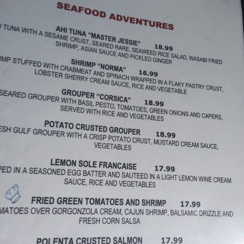 Lazy Lobster - Sarasota, FL menu_pic