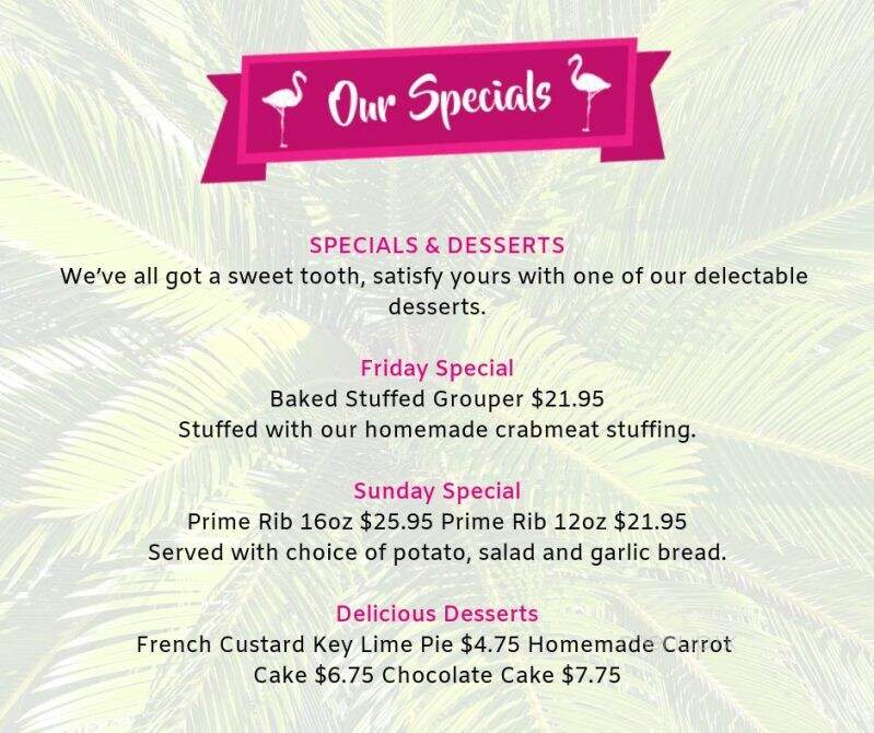 Alice Sweetwaters Bar - Naples, FL menu_pic