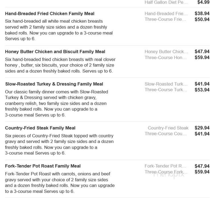 Bob Evans Restaurant - Bear, DE menu_pic