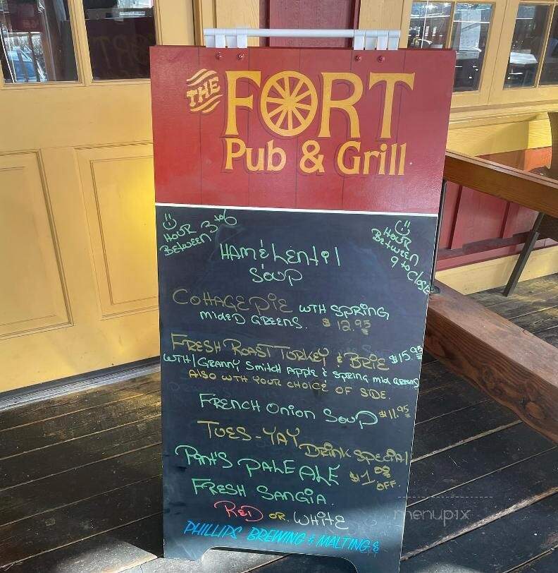 Fort Pub and Grill - Langley, BC menu_pic