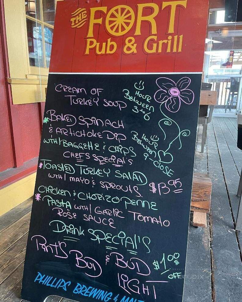 Fort Pub and Grill - Langley, BC menu_pic