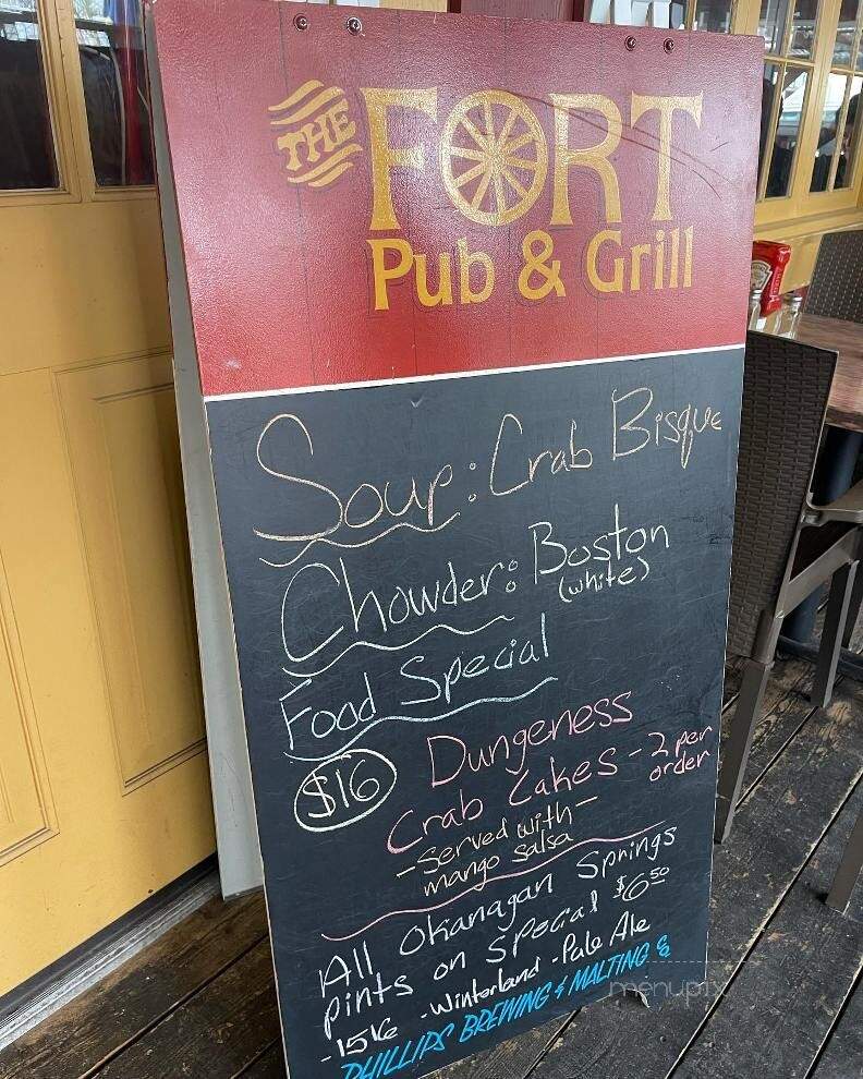 Fort Pub and Grill - Langley, BC menu_pic