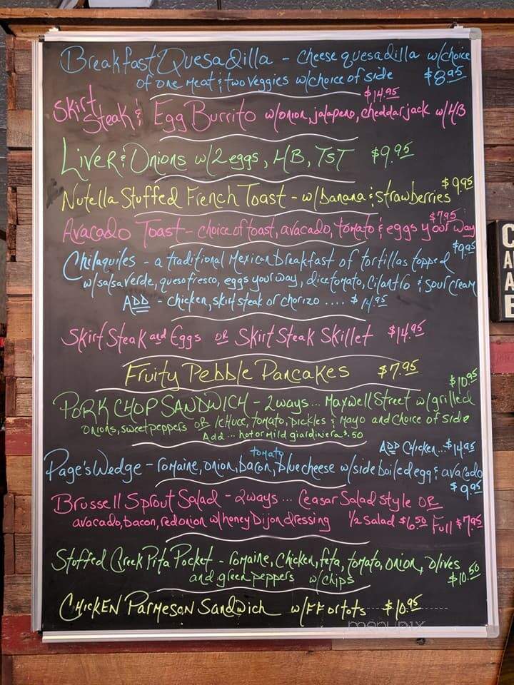 Pages Restaurant - Hinsdale, IL menu_pic