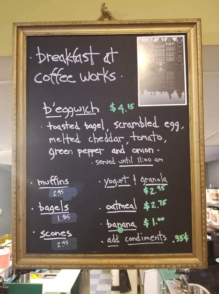 Pierce Street Coffee Works - Sioux City, IA menu_pic