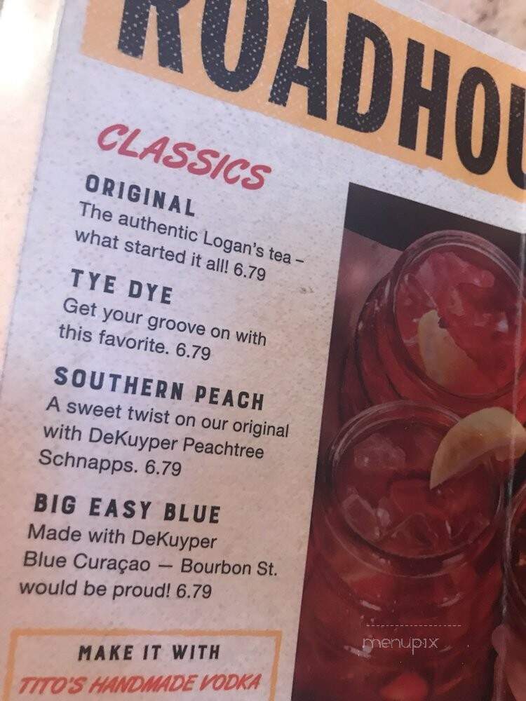 Logan's Roadhouse - Flowood, MS menu_pic
