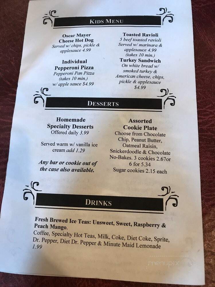 Beth's Bake Shoppe - Springfield, MO menu_pic