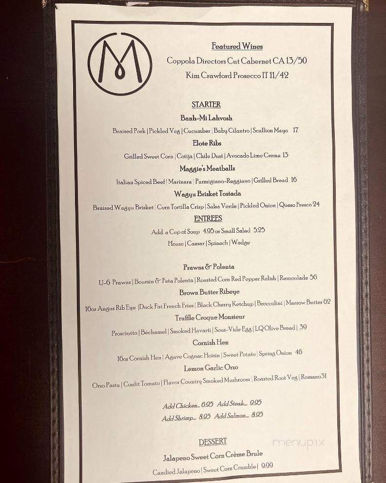 M's Pub - Omaha, NE menu_pic