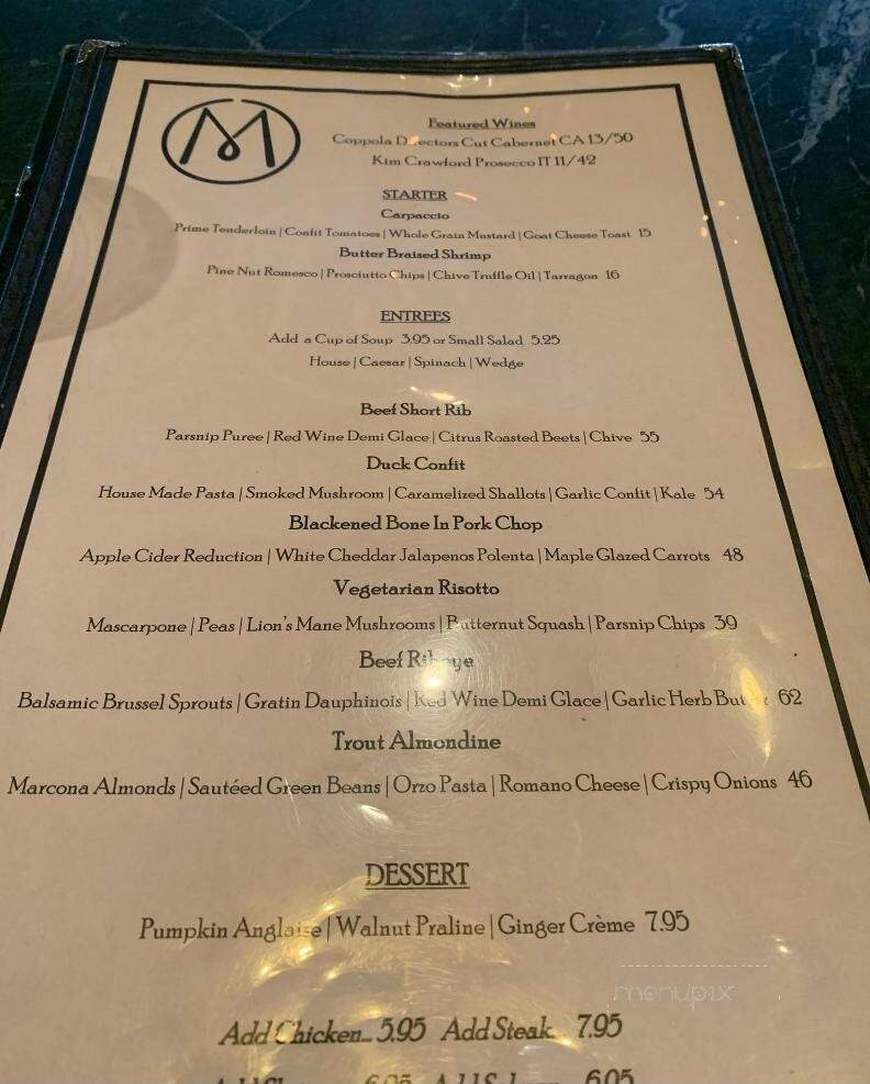 M's Pub - Omaha, NE menu_pic