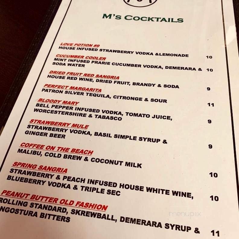 M's Pub - Omaha, NE menu_pic