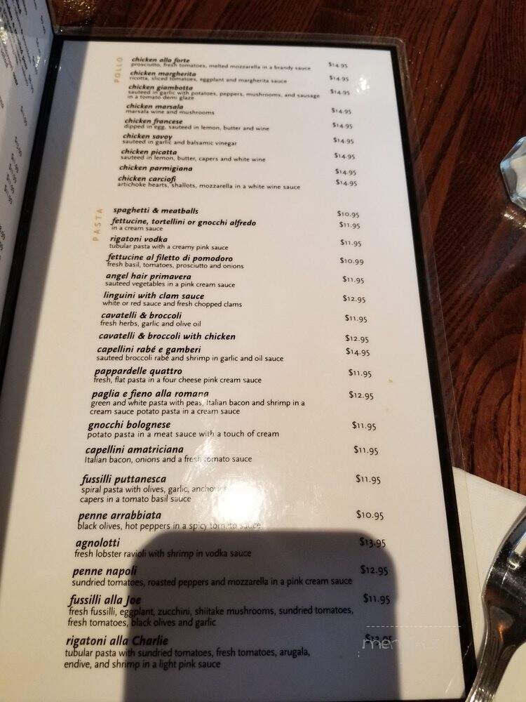 Forte Pizzaria - Caldwell, NJ menu_pic