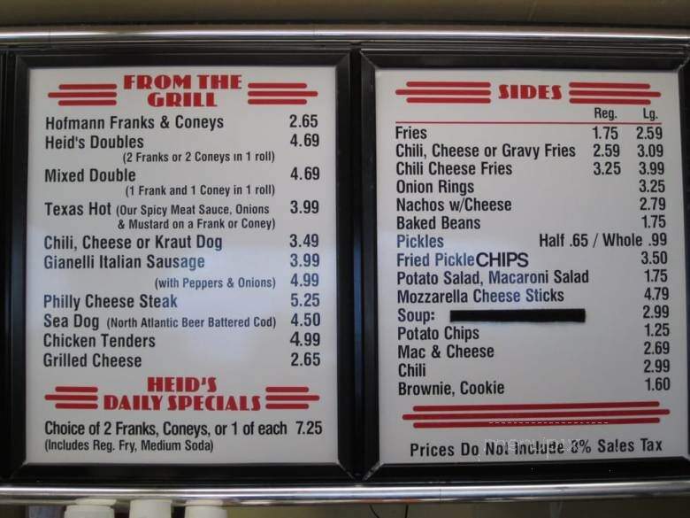 Heid's Of Liverpool - Liverpool, NY menu_pic
