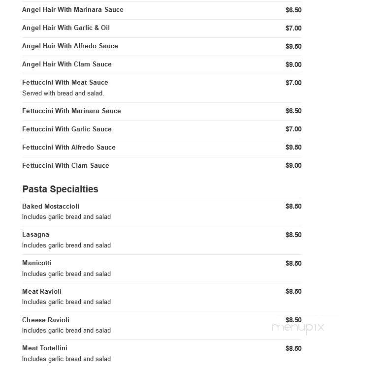 Giovanni's Pizza - Hickory, NC menu_pic