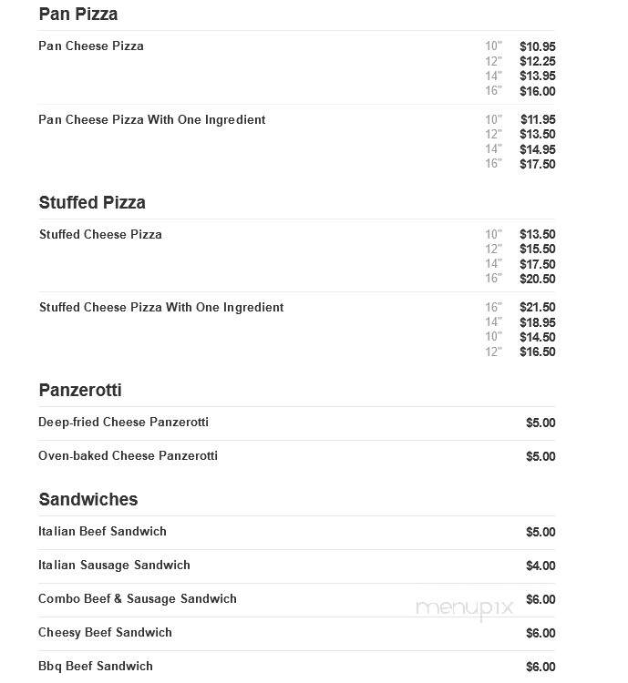 Giovanni's Pizza - Hickory, NC menu_pic