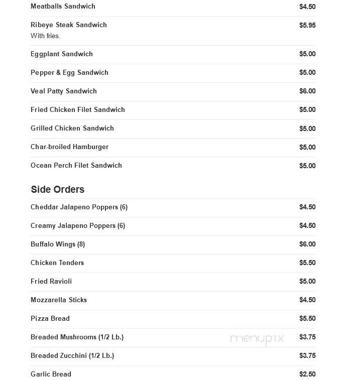 Giovanni's Pizza - Hickory, NC menu_pic