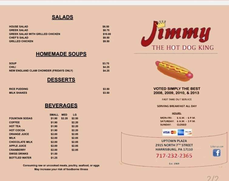 Jimmy The Hot Dog King - Harrisburg, PA