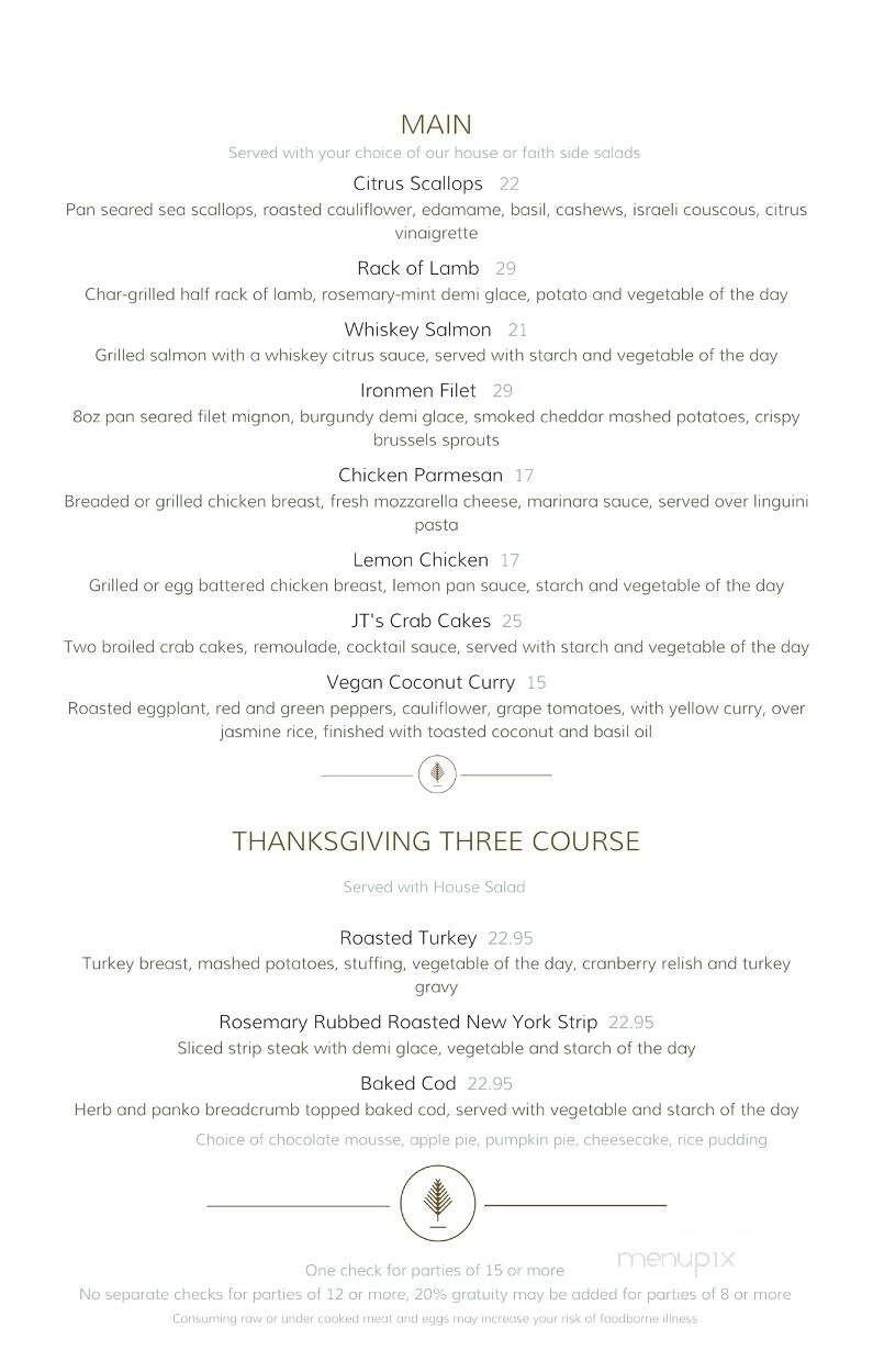 Pine Barn Inn & Motel - Danville, PA menu_pic